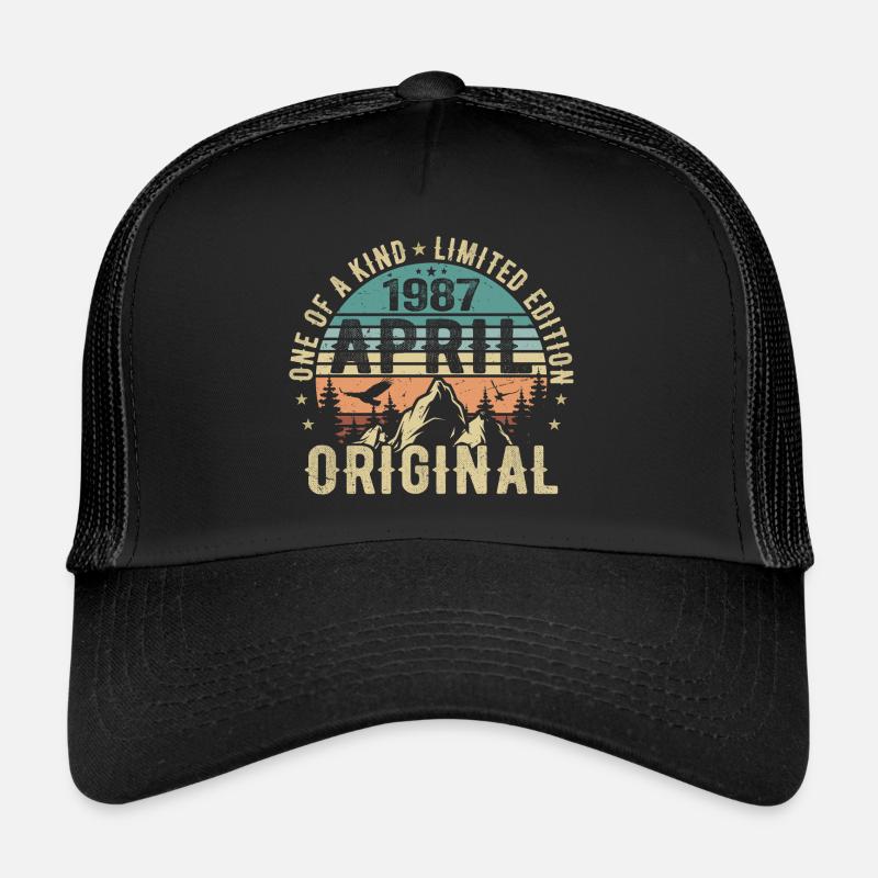 Born april 1987, legend since april 1987 Trucker Cap