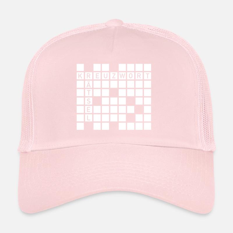 Crossword puzzle Trucker Cap