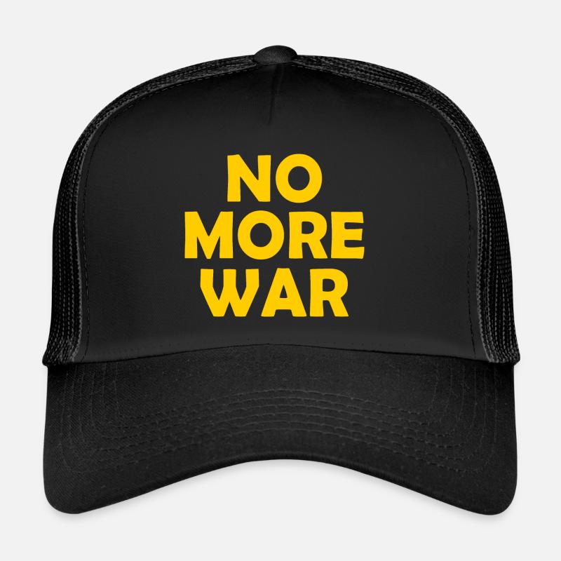 No more war Casquette trucker 