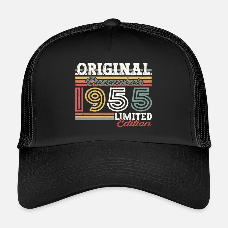 Born December 1955 67th birthday present Trucker Cap