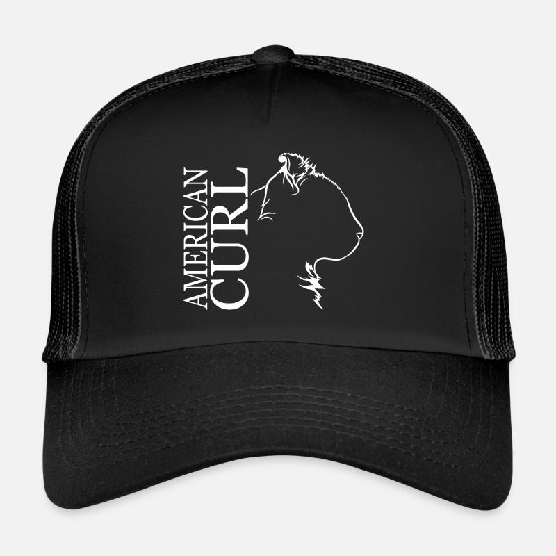 American Curl Profile Cat Cat Wilsigns Casquette trucker 
