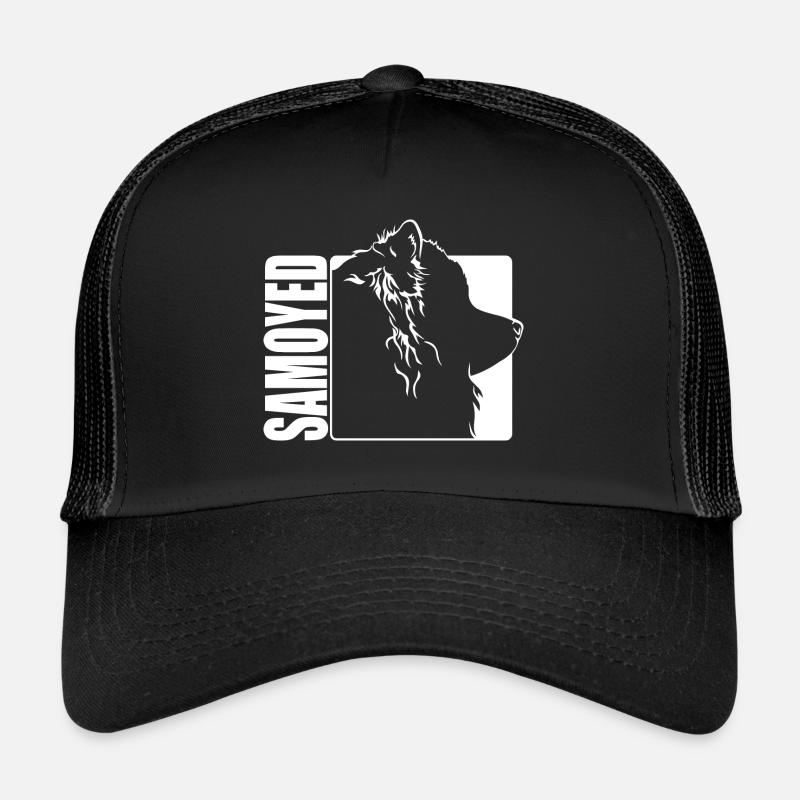 Samoyed Profil Hunde Hund Wilsigns Trucker Cap