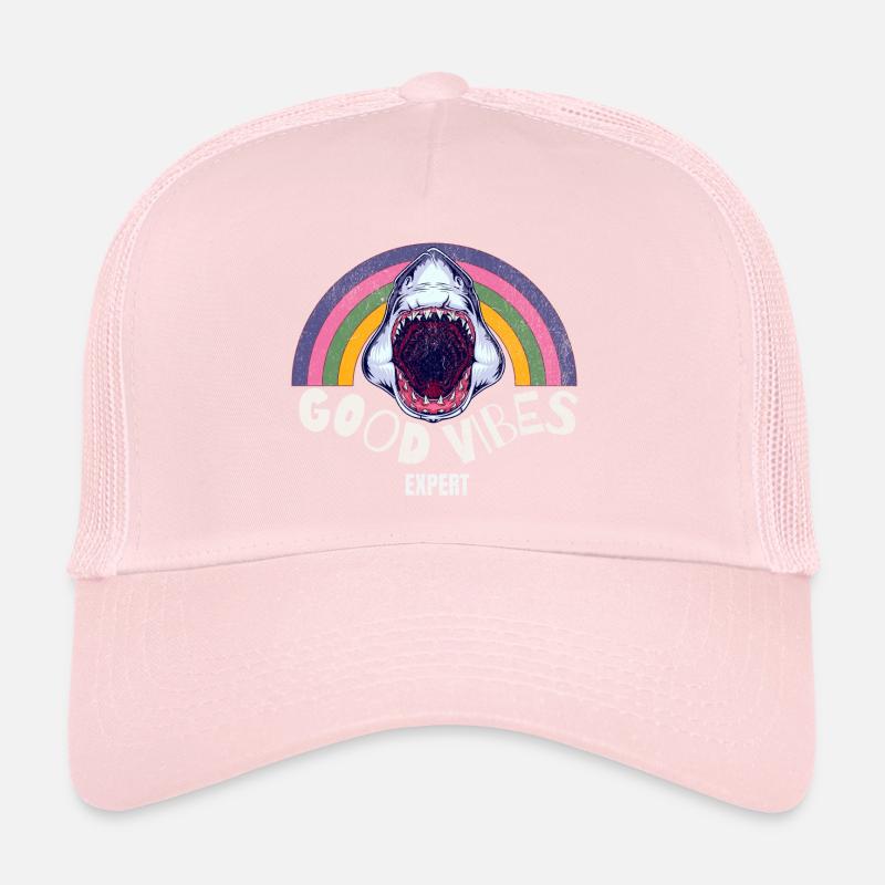 Shark expert in Trucker Cap