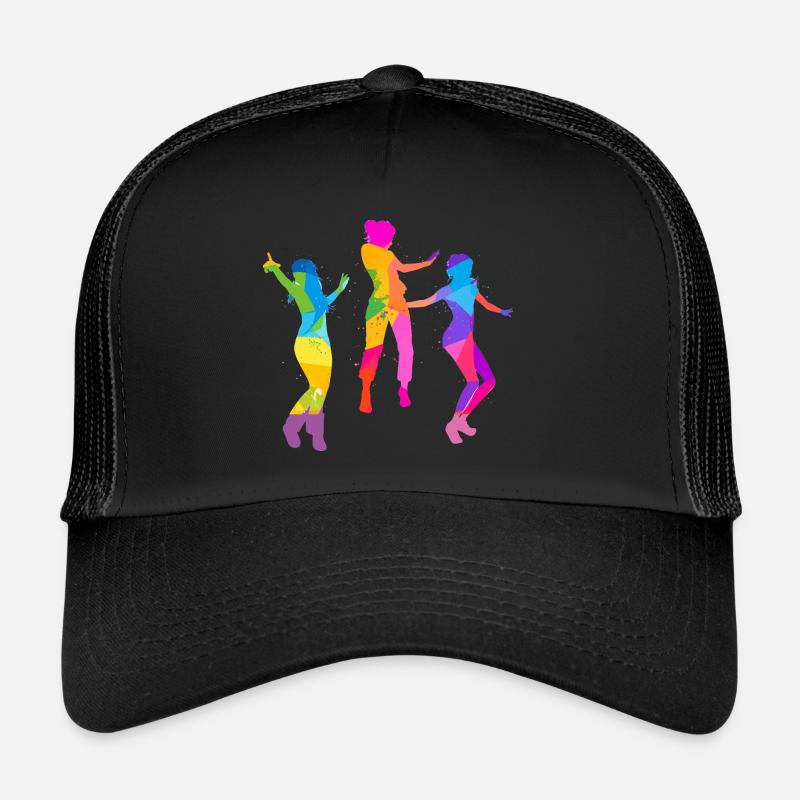 dancer,dance,illustration,colorful,graffiti Trucker Cap