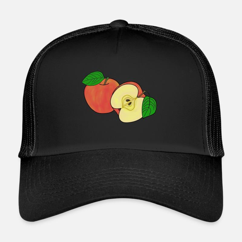 Pomme entière et demi Casquette trucker 