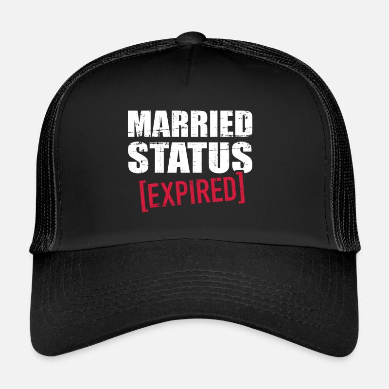 Scheidung - Trucker Cap - Schwarz/Schwarz