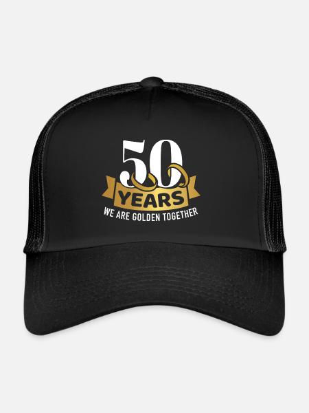Mariage d'or - Casquette trucker  - noir/noir - Devant