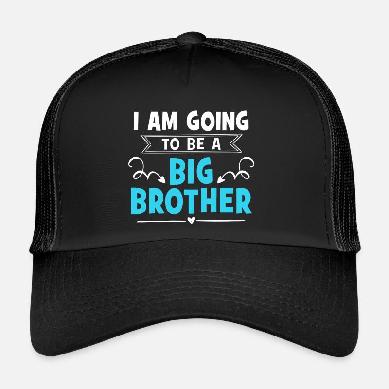 I Am Going To Be A Big Brother Trucker Cap