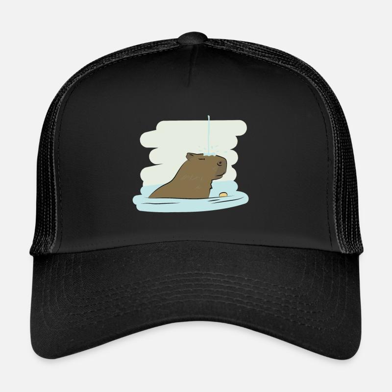 Illustrations Design "Capybara Kisses" Trucker Cap