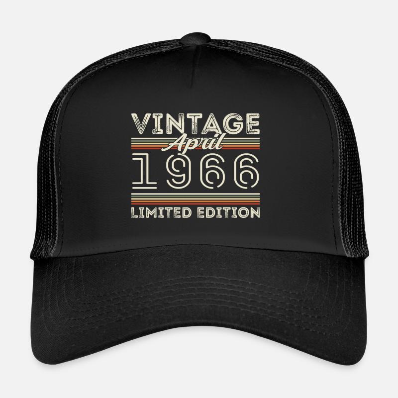Avril 1966, Né en avril 1966 - 59e anniversaire Casquette trucker 