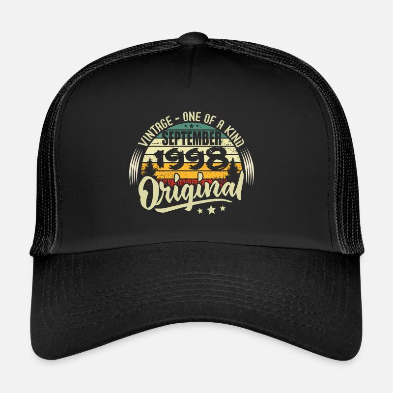 Septembre 1998 Anniversaire 1998 Septembre 1998 Casquette trucker 