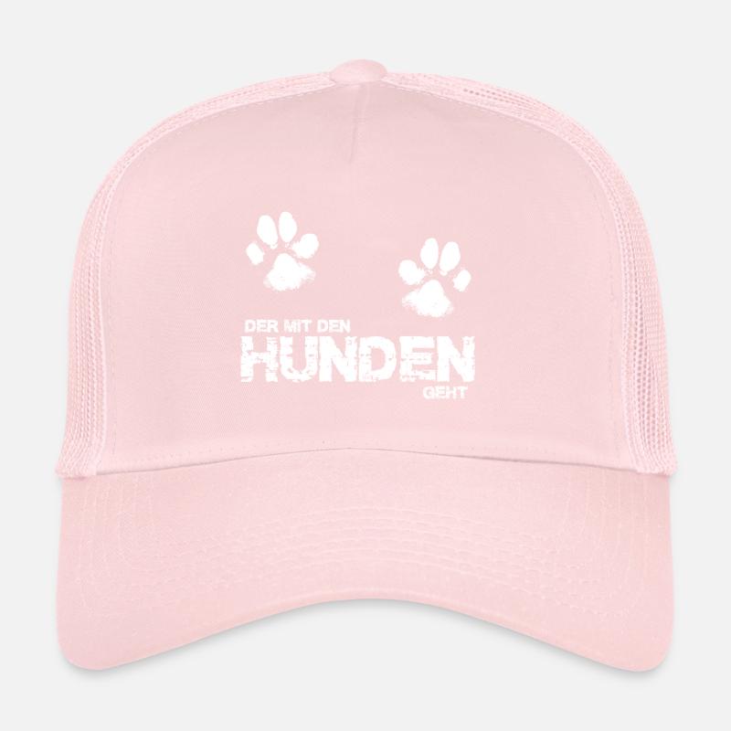 He goes with the dogs 3 Trucker Cap