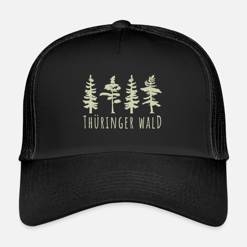 Baum Bäume Nadelbaum Thüringer Wald Geschenk Trucker Cap