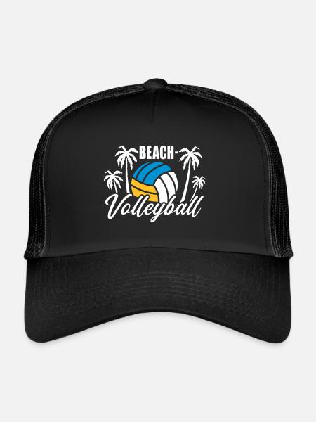 Beach-volley - Casquette trucker - noir/noir