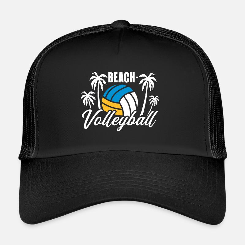 Beach-volley - Casquette trucker - noir/noir