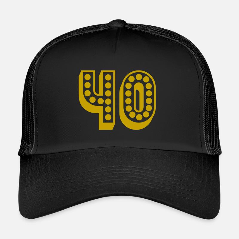 40. 40 ANS. 40e ANNIVERSAIRE. ANNIVERSAIRE 40 ANS. Casquette trucker 