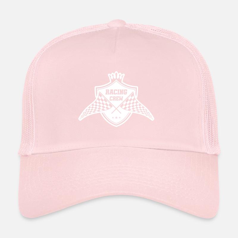drapeau de course symbole drapeau équipe Casquette trucker 