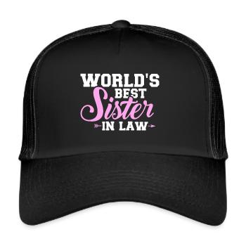 Schwägerin - Trucker Cap - Schwarz/Schwarz - Vorne