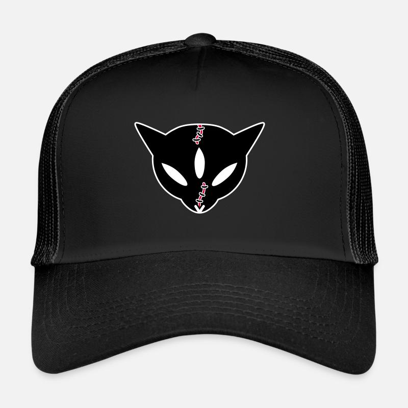 Siamekuroeil - Trucker Cap - black/black