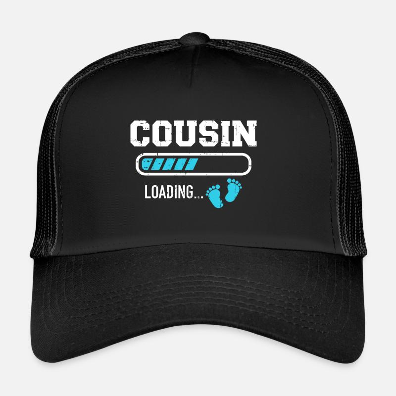 Cousin - Trucker Cap - Schwarz/Schwarz