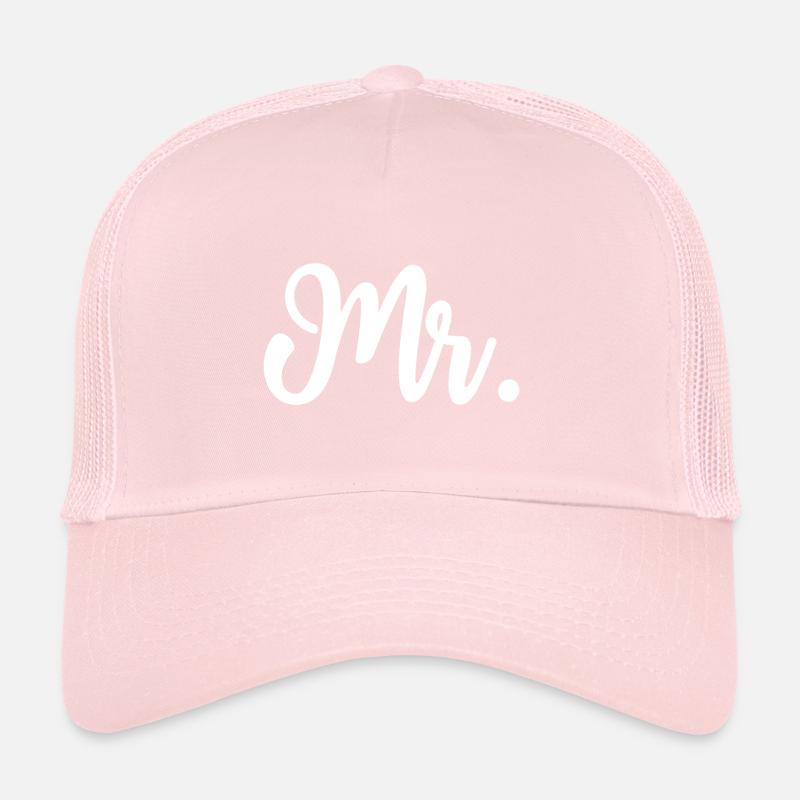 Mr. Calligraphy Men Trucker Cap