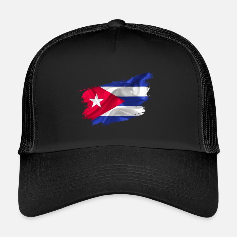 Cuba Flag Cuban Countries Flag Trucker Cap