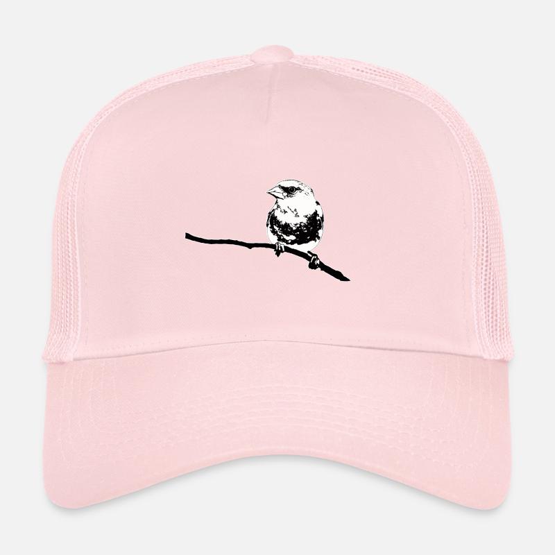 Verdier noir blanc Casquette trucker 