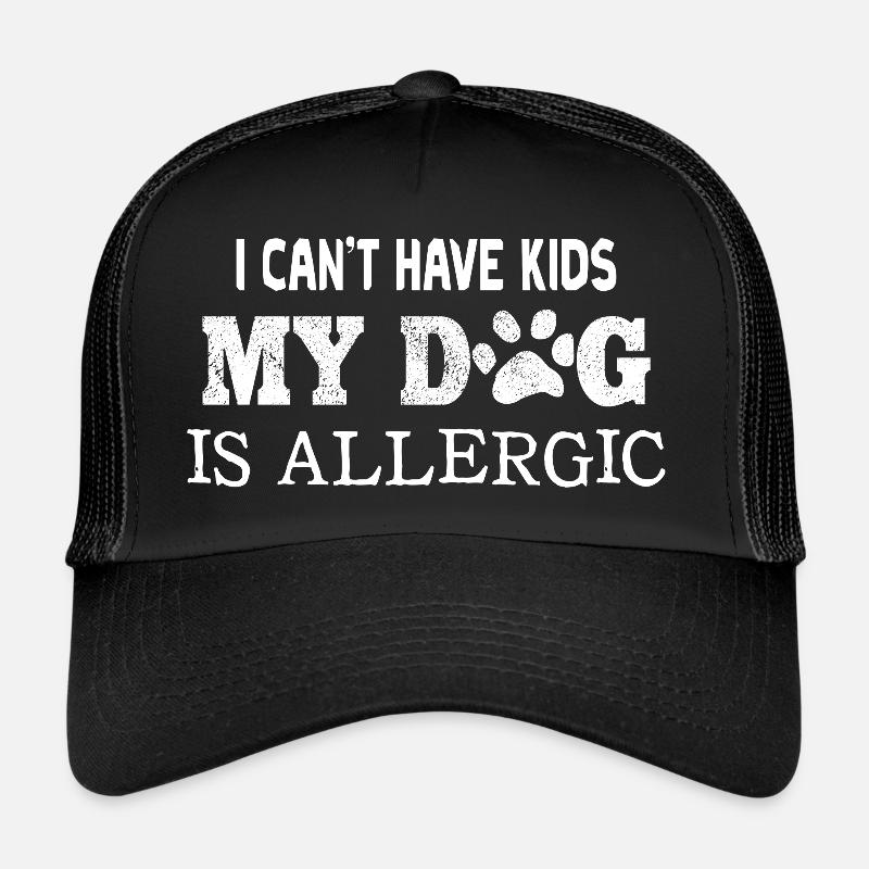 Hunde Spruch - Trucker Cap - Schwarz/Schwarz