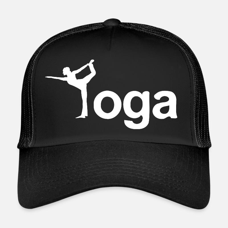 Yoga Pose Yogi Trucker Cap