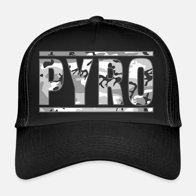 vuurwerk shirt pyro camo Trucker Cap