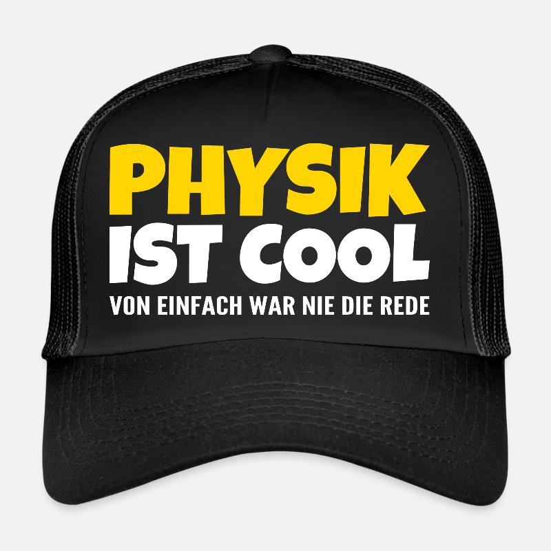theoretischer physiker physik cool geschenkidee - Trucker Cap - Schwarz/Schwarz