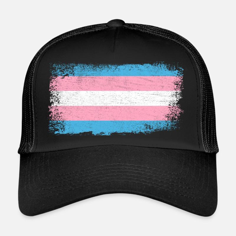 Transgender Flag Trucker Cap