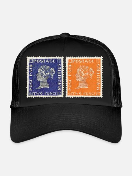 Rouge et Bleu Maurice - Casquette trucker  - noir/noir - Devant