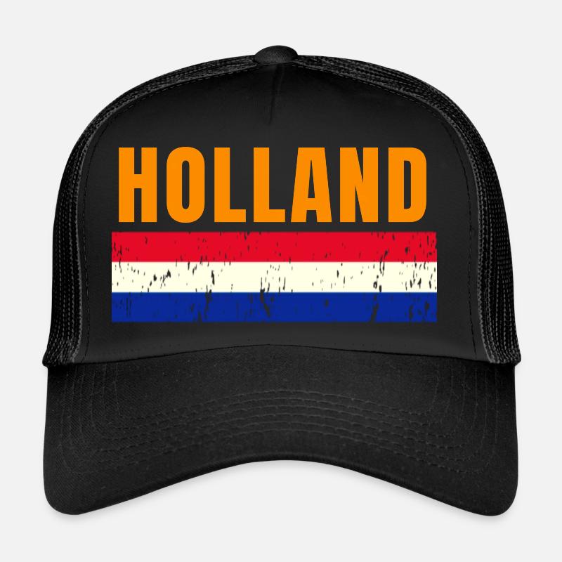 Holland Flag Anglais Casquette trucker 