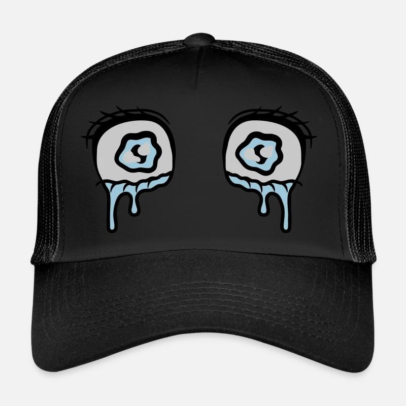 Comic Augen Tränen traurig Trucker Cap