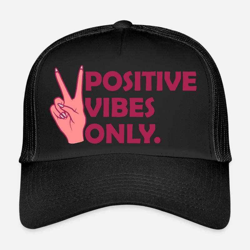 Citer les ondes positives uniquement Casquette trucker 