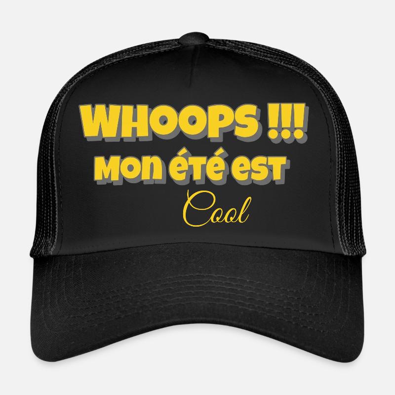 Whoops !!! Mon été est cool Casquette trucker 