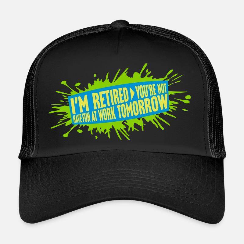 have fun at work - Trucker Cap - Schwarz/Schwarz