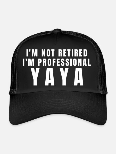 yaya. yaya gift - Trucker Cap - black/black