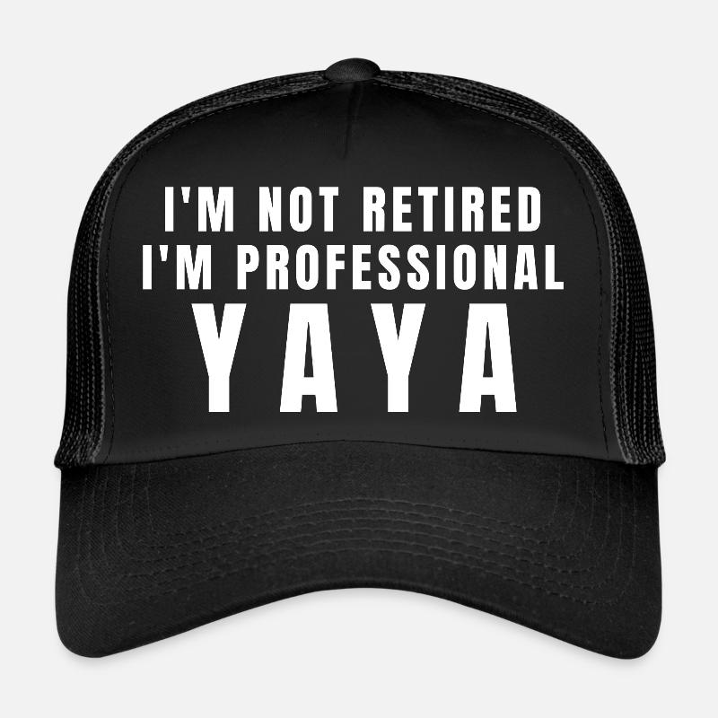 Yaya. Cadeau Yaya Casquette trucker 