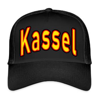 Kassel - Trucker Cap - Schwarz/Schwarz - Vorne