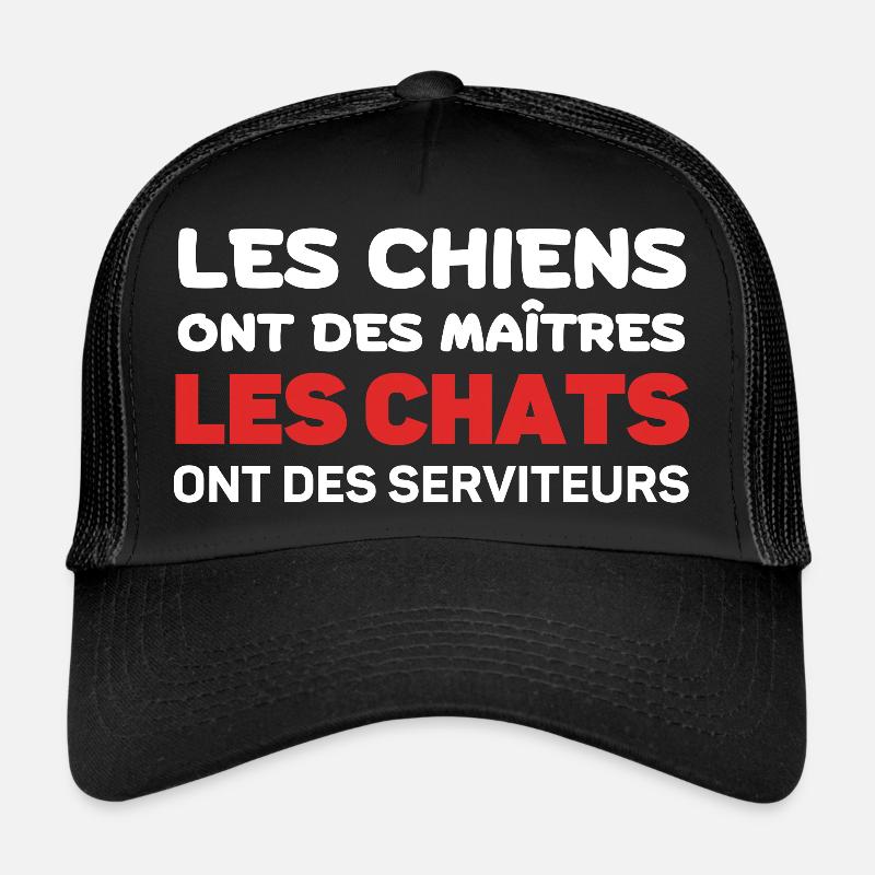 Humour de Chat Casquette trucker 