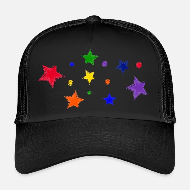 Étoiles et bulles Casquette trucker 