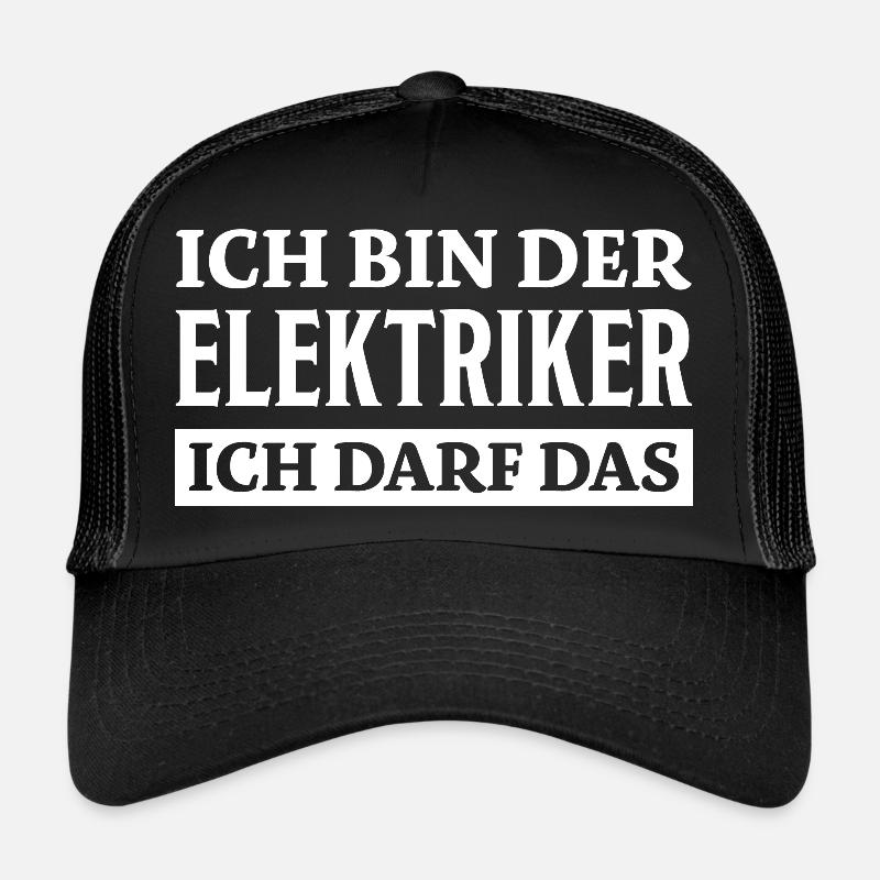 Elektriker Spruch Lustiges Elektriker Geschenk Trucker Cap