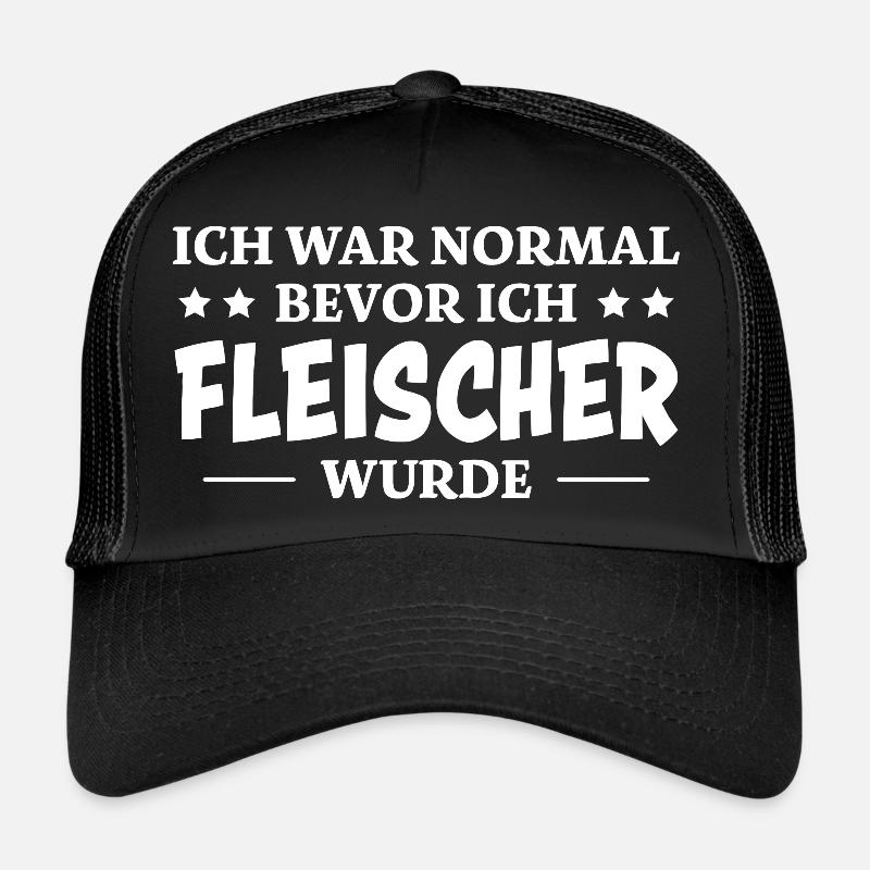 Fleischer Spruch Metzger Lustig Fleischer Geschenk Trucker Cap