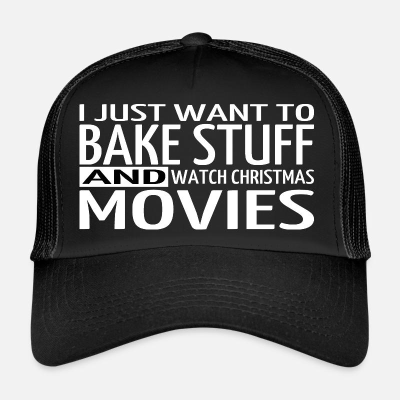 awkward santa baker profession awesome Trucker Cap