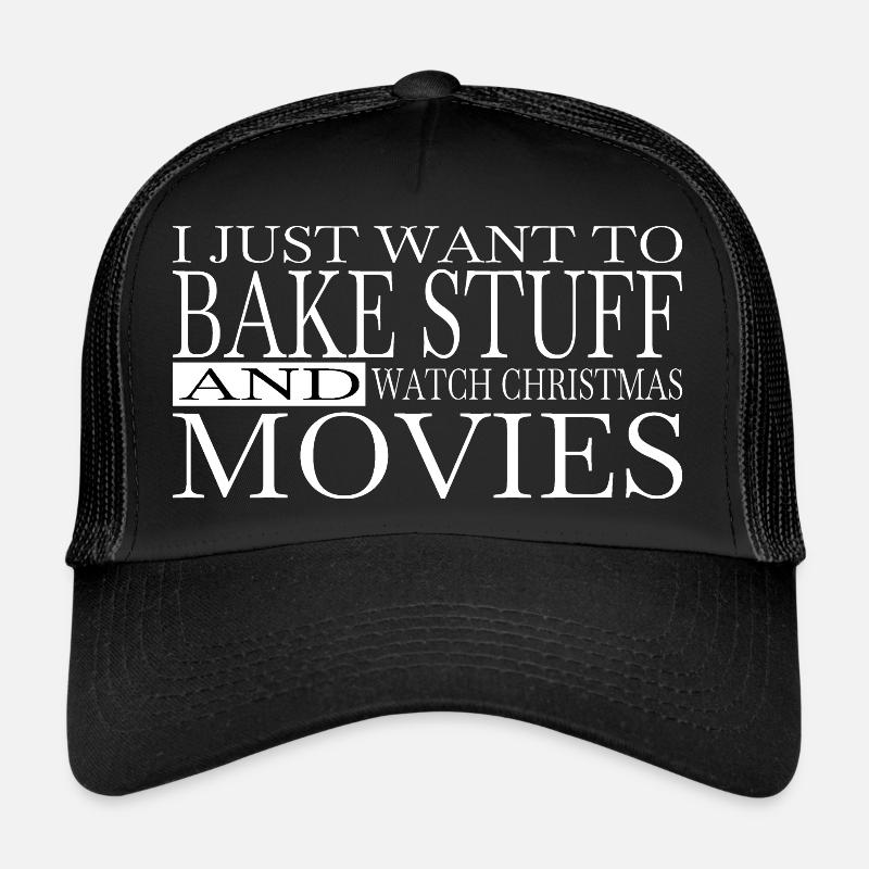 Typography Baker Profession Cute Pastry Shop Trucker Cap