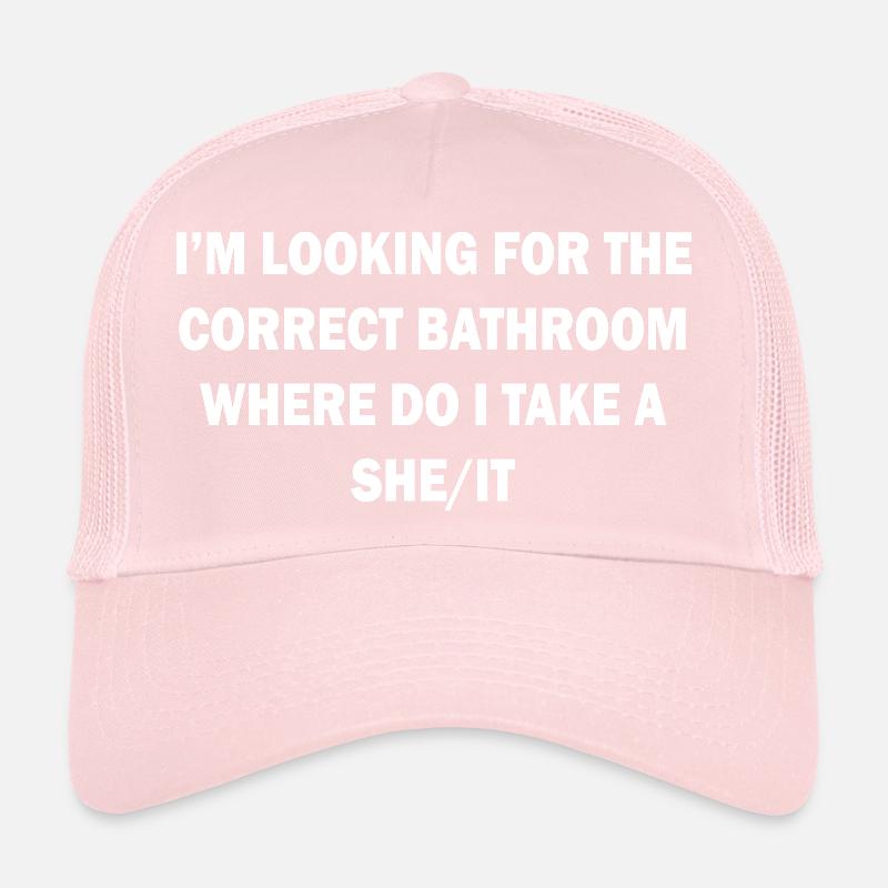 SALLE DE BAIN CORRECTE PRENDRE UNE ELLE/ELLE Casquette trucker 