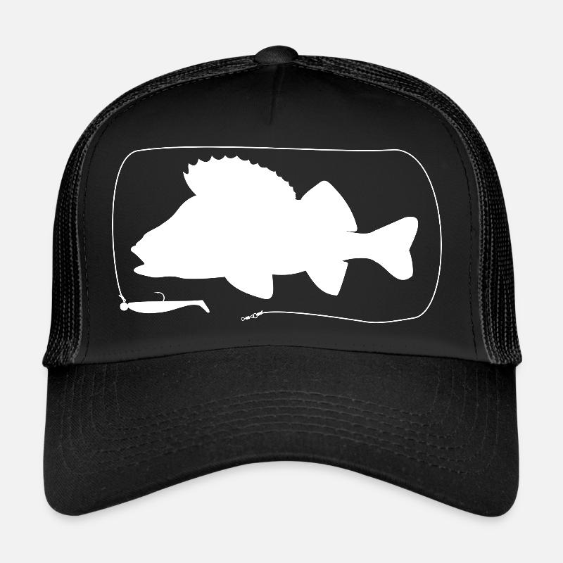 Perche avec leurre souple Casquette trucker 