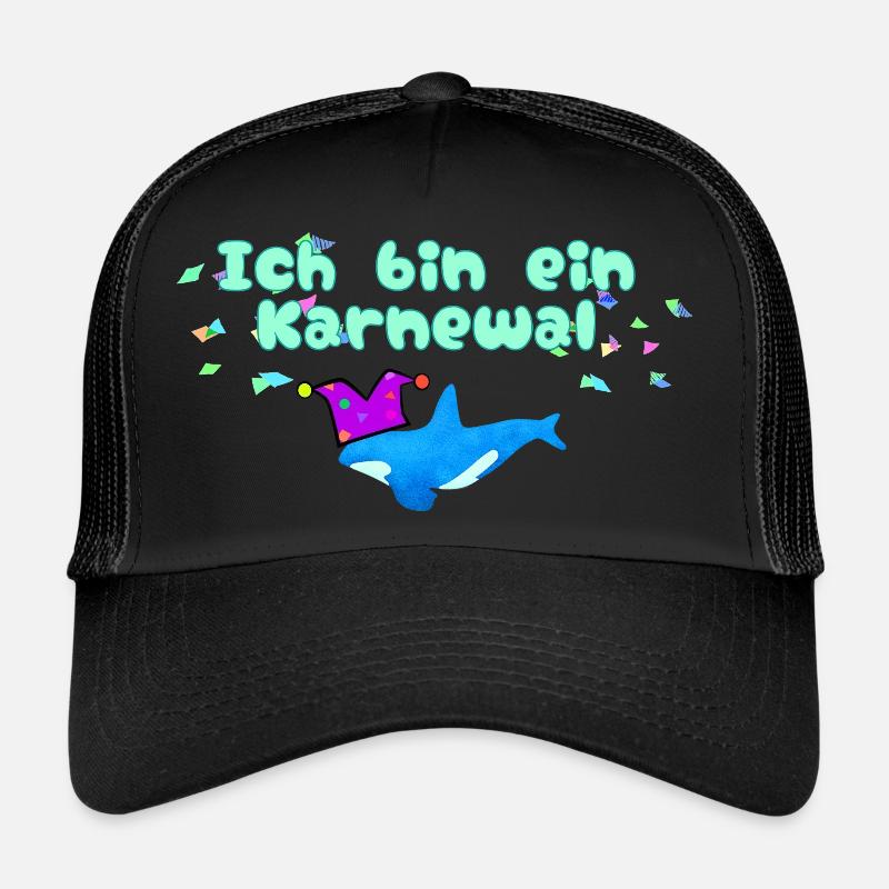 Je suis un carnewal, wal, carnaval, carnaval Casquette trucker 